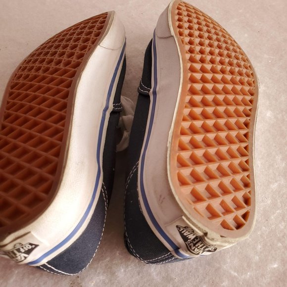 Vans off the wall blue shoes szmen-4.5 women-6 - Picture 4 of 7